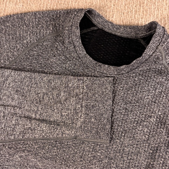 Lululemon Other - Lululemon Gray Engineered Warmth LS Crew Merino Wool Men's Size Small
